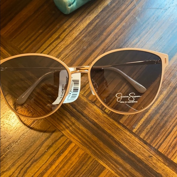 Jessica Simpson Accessories Jessica Simpson Sunglasses Gold Trim